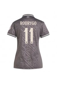 Real Madrid Rodrygo Goes #11 Voetbaltruitje 3e tenue Dames 2024-25 Korte Mouw